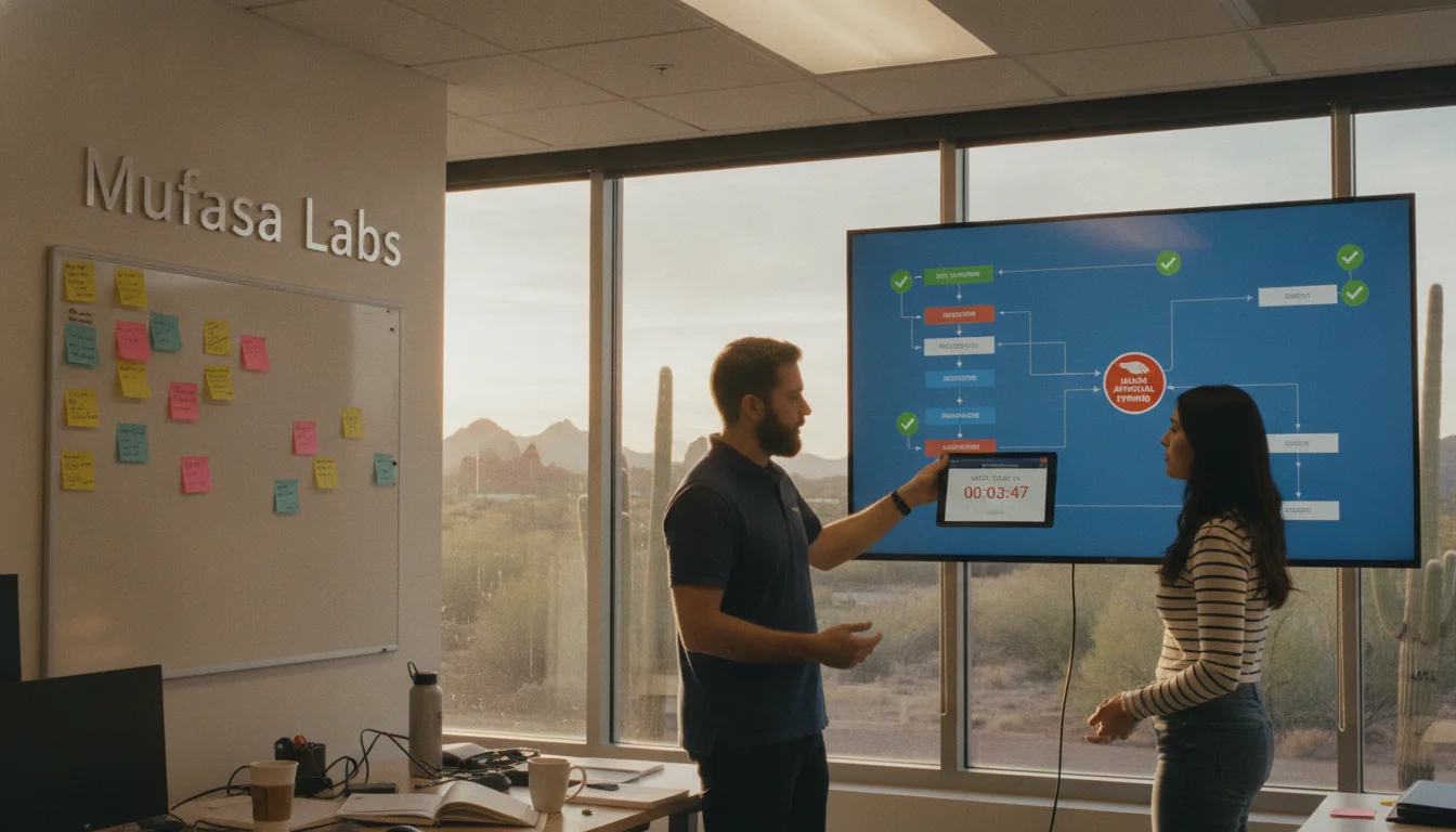 The Mufasa Labs team working on ai agents